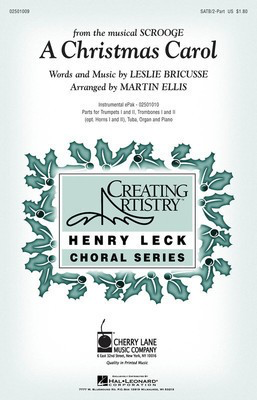 A Christmas Carol - (from the musical Scrooge) - Leslie Bricusse - 2-Part|SATB Leslie Bricusse Cherry Lane Music Octavo