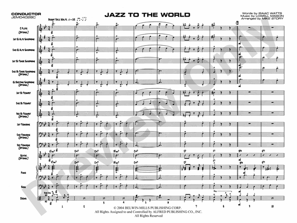 Jazz to the World - Jazz Ensemble Conductor Score & Parts (Digital Download)