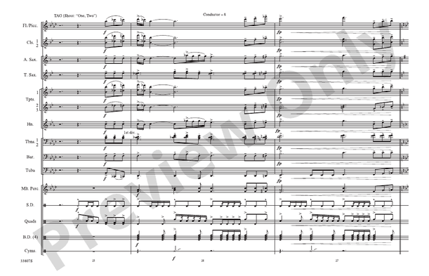 Whipping Post – Marching Band Conductor Score & Parts (Digital Download)