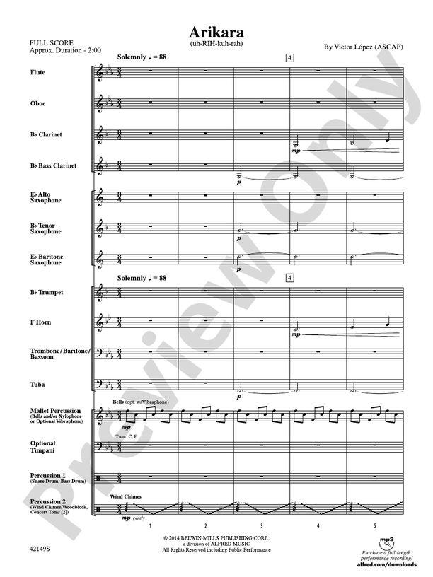 Arikara - Concert Band Conductor Score & Parts (Digital Download)