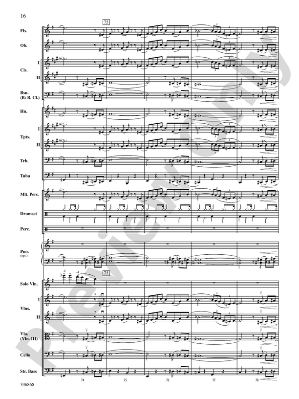 The Pink Panther (Grade 3) - Full Orchestra Conductor Score & Parts (Digital Download)