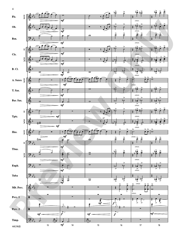 Finding a Way - Concert Band Conductor Score & Parts (Digital Download)