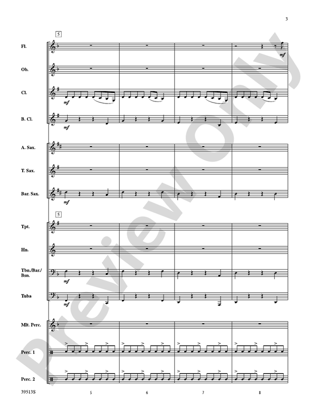 We Are Young - Concert Band Conductor Score & Parts (Digital Download)
