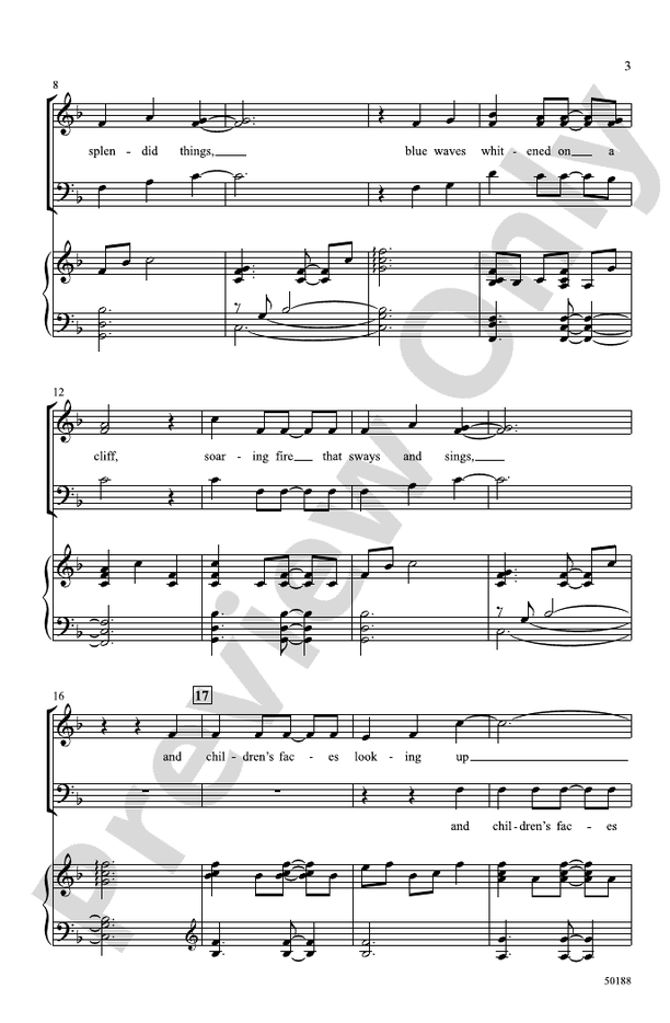 Life Has Loveliness - 3-Part Mixed Choral Octavo (Digital Download)