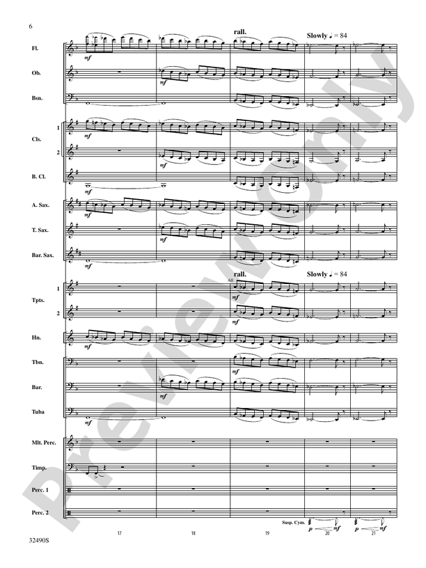 Splendor on the Wing - Concert Band Conductor Score & Parts (Digital Download)