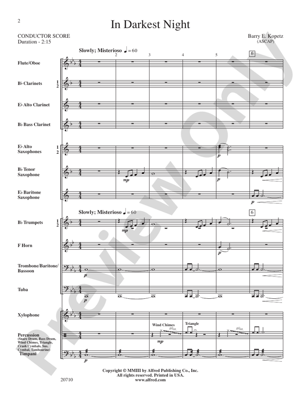 In Glorious Splendour - Concert Band Conductor Score & Parts (Digital Download)