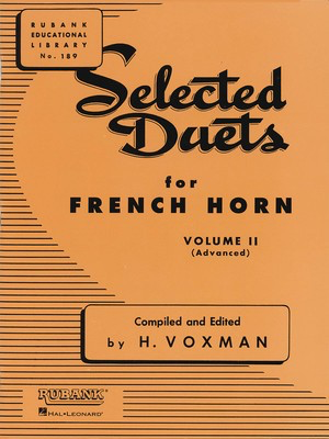 Selected Duets for French Horn - Volume 2 - Advanced - French Horn Rubank Publications French Horn Duet