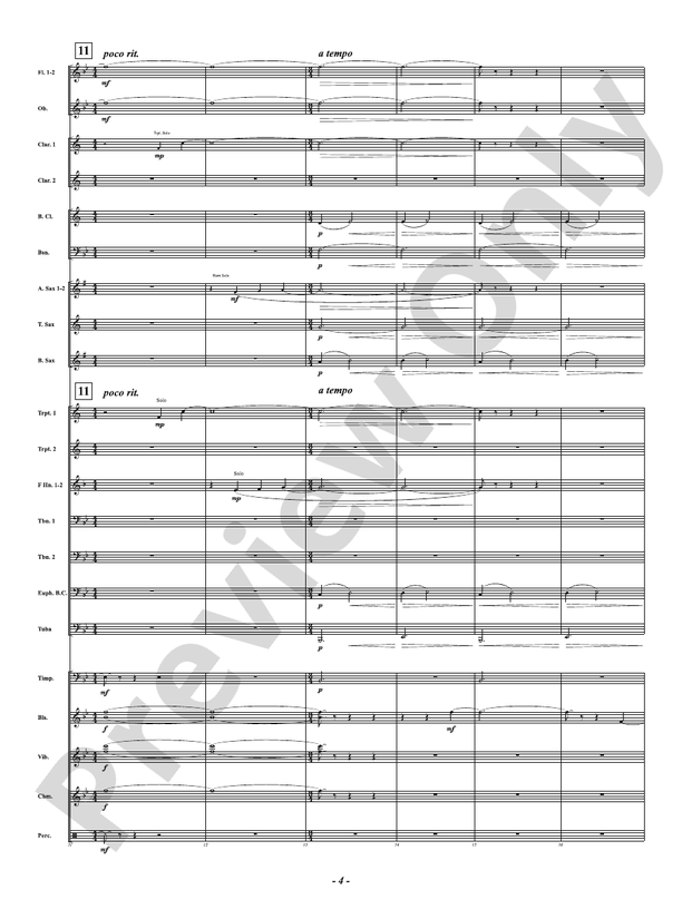 She Loves the Light - Concert Band Conductor Score & Parts (Digital Download)