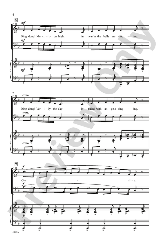 Ding Dong! Merrily on High – SAB Choral Octavo (Digital Download)