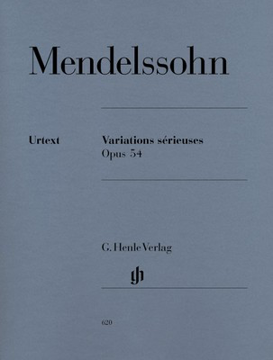 Variations serieuses Op. 54 - Felix Bartholdy Mendelssohn - Piano G. Henle Verlag Piano Solo