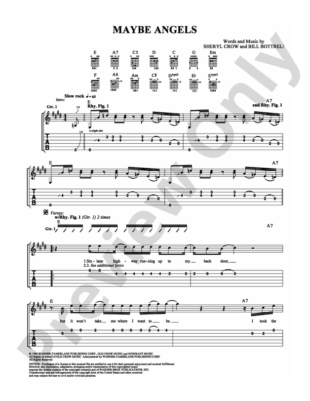 Maybe Angels - Easy Guitar (Digital Download)