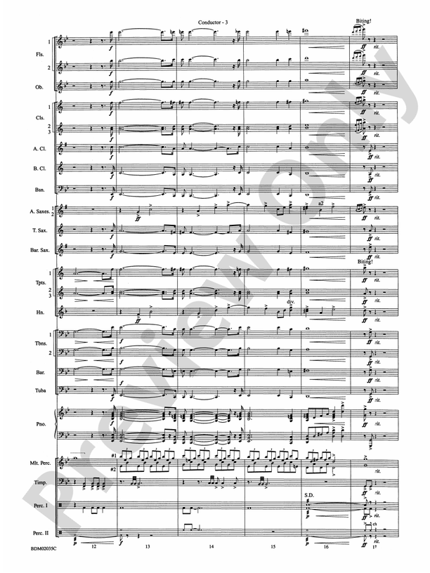 The Star of Dreams - Concert Band Conductor Score & Parts (Digital Download)