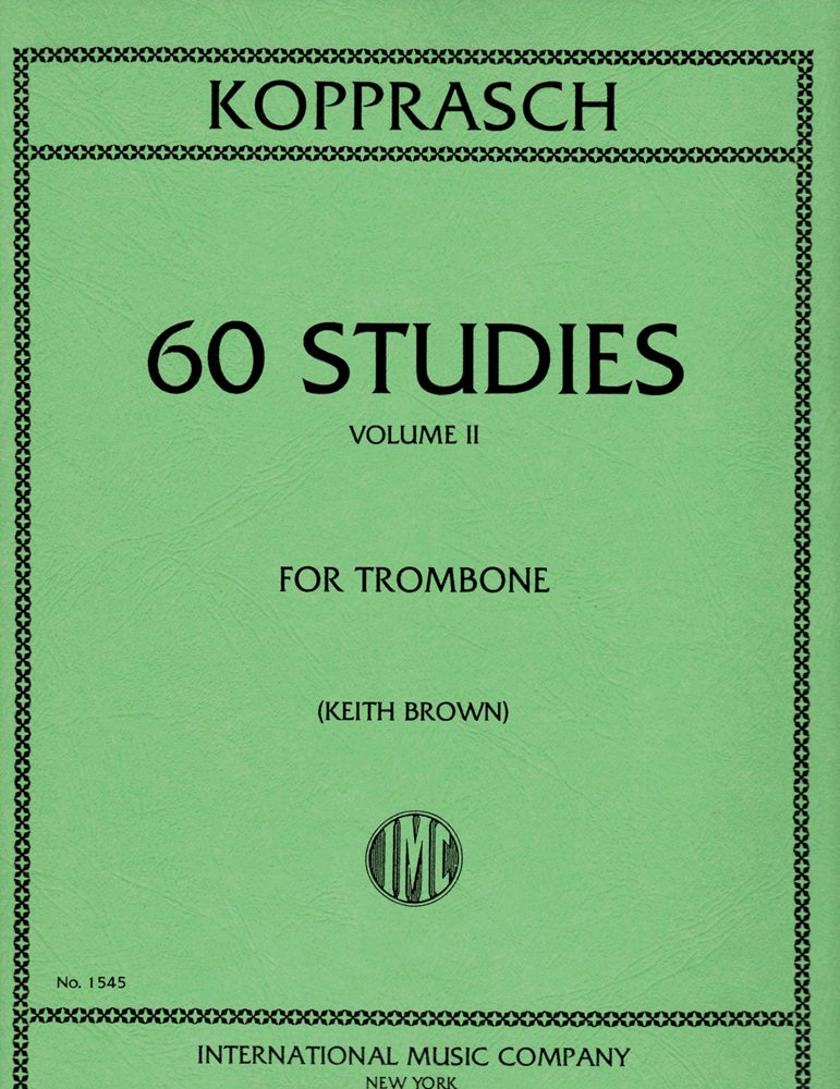 Kopprasch - 60 Studies Volume 2 - Trombone Solo IMC IMC1545