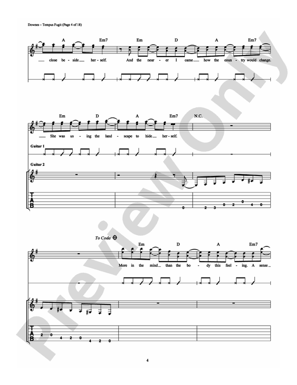 Tempus Fugit - Guitar TAB (Digital Download)
