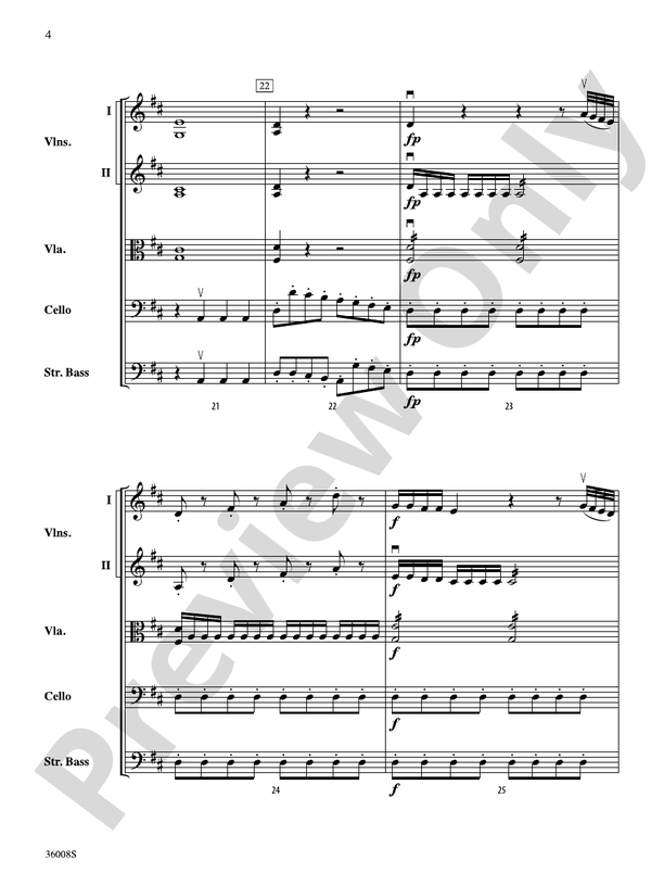 Symphony No. 1 (1st Movement, K.16) – String Orchestra Conductor Score & Parts (Digital Download)