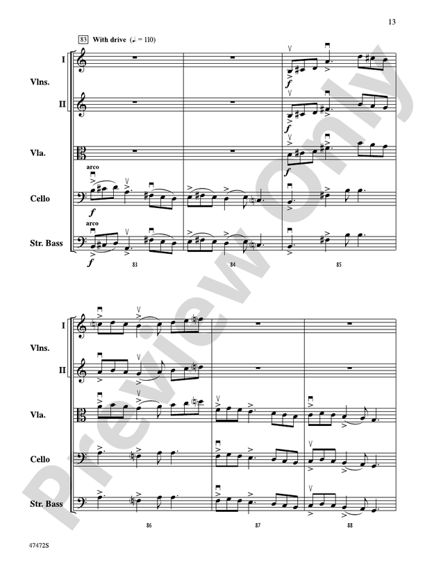 Legacy - String Orchestra Conductor Score & Parts (Digital Download)