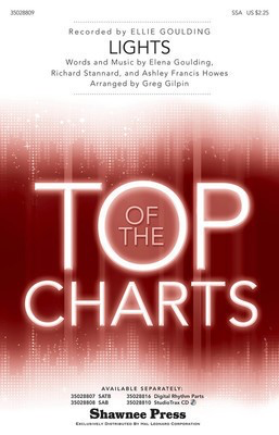 Lights - Ashley Francis Howes|Elena Goulding|Richard Stannard - SSA Greg Gilpin Shawnee Press Choral Score Octavo