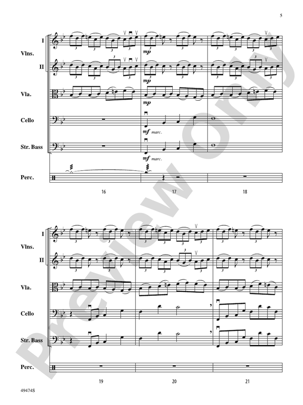 Voyagers We, Undaunted - String Orchestra Conductor Score & Parts (Digital Download)