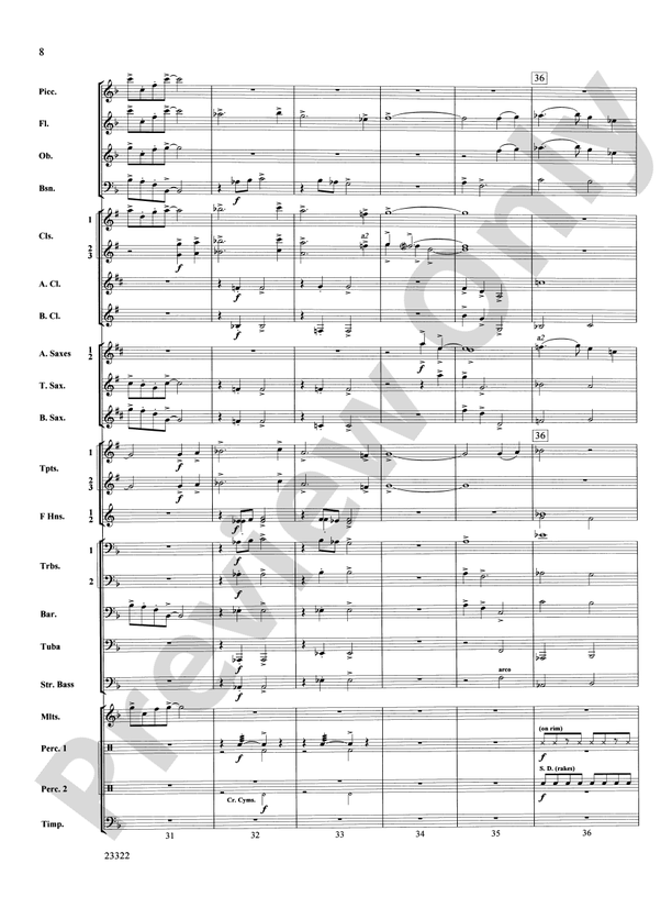 Cheyenne Canon - Concert Band Conductor Score & Parts (Digital Download)