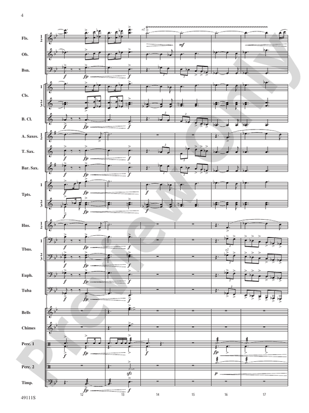 Gift of Hope - Concert Band Conductor Score & Parts (Digital Download)
