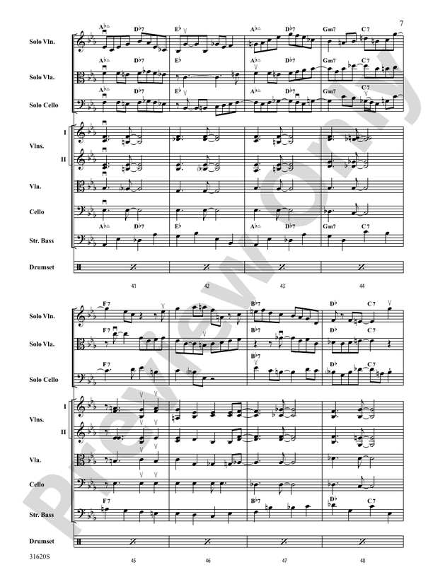 Li'l Darlin' - String Orchestra Conductor Score & Parts (Digital Download)