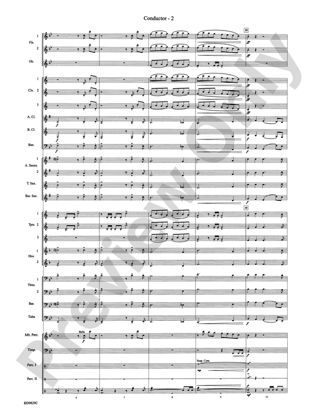 Christmas Winds (Overture) - Concert Band Conductor Score & Parts (Digital Download)
