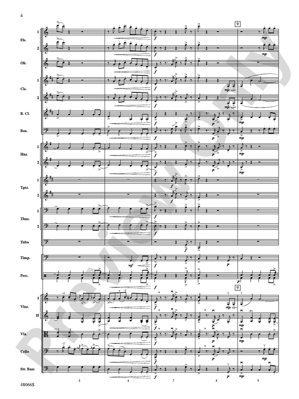 Blue Tango/PCF - String Orchestra Conductor Score & Parts (Digital Download)