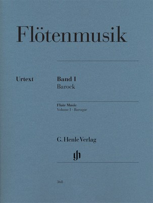 Flute Music Vol. 1 Baroque - for Flute and Piano - Various - Flute G. Henle Verlag