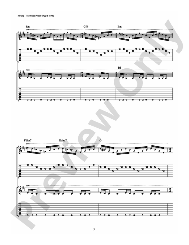 The Glass Prison - Guitar TAB (Digital Download)