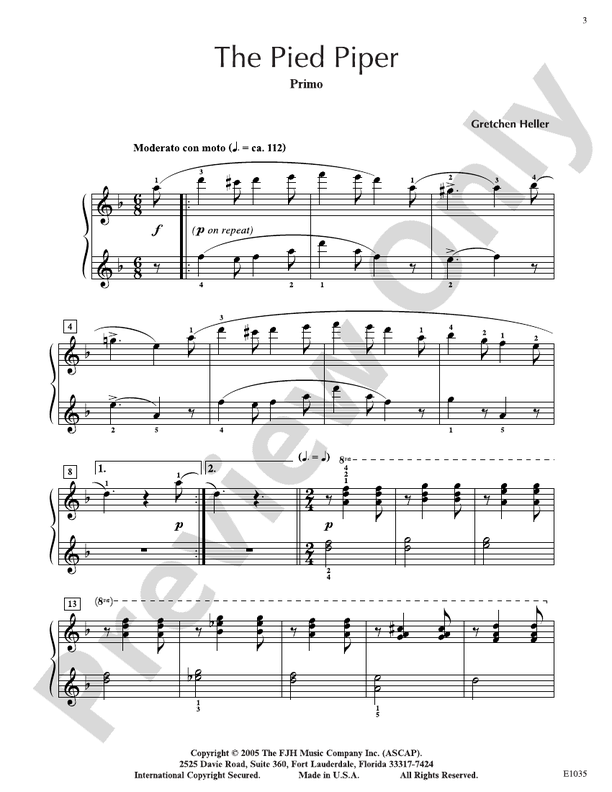 The Pied Piper - Piano (Digital Download)