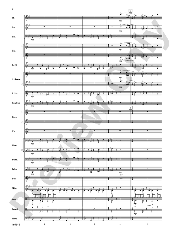 Bahumba - Concert Band Conductor Score & Parts (Digital Download)