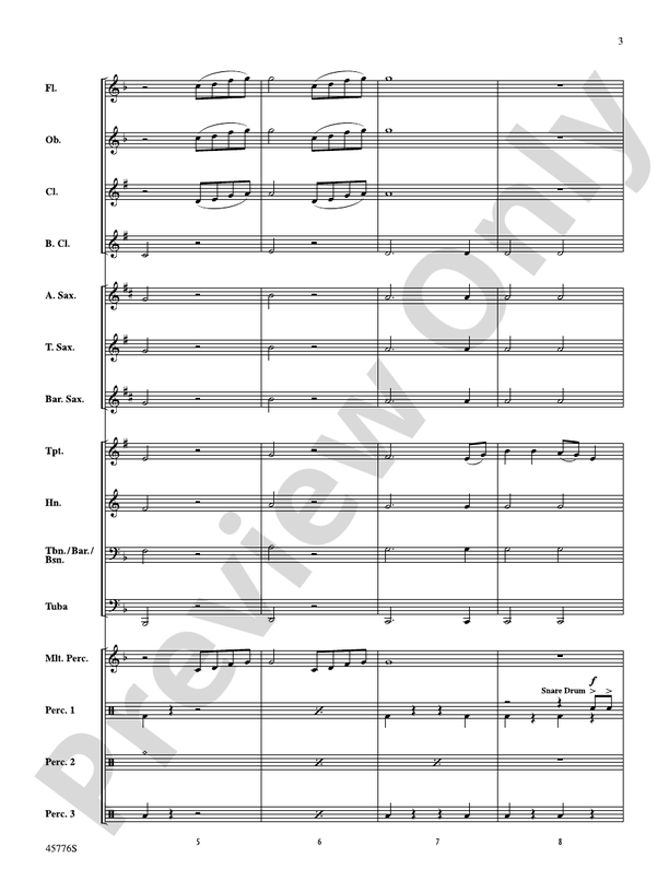 Sorry (Grade 1) - Concert Band Conductor Score & Parts (Digital Download)