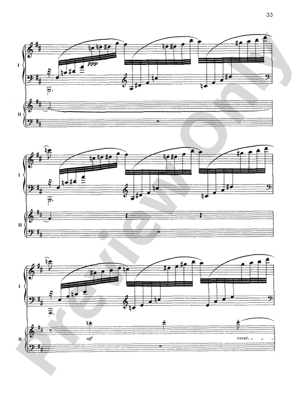 Fantaisie-tableaux (Suite No. 1), Opus 5 - II. La nuit, l'amour - 2 Pianos, 4 Hands (Digital Download)