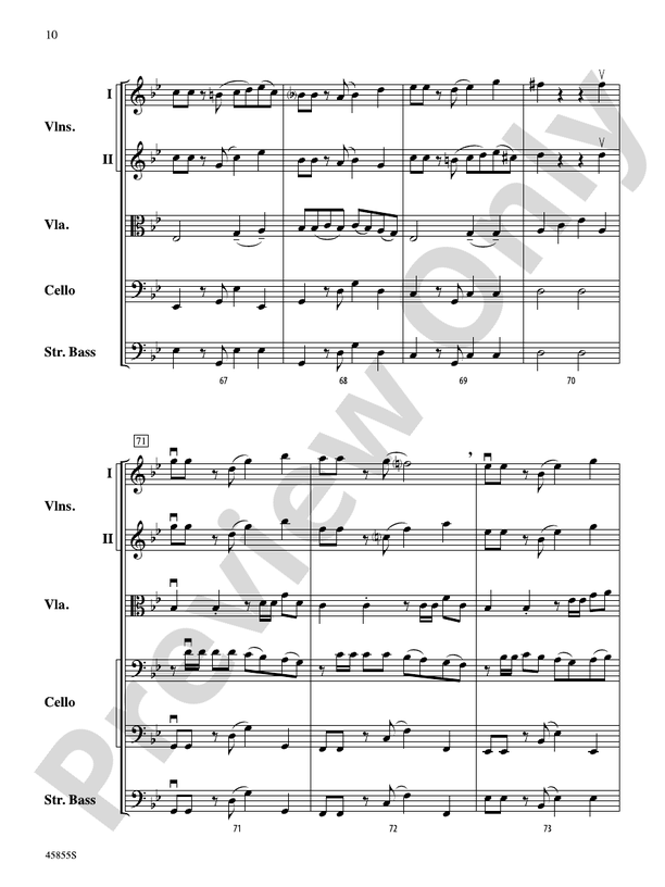 Midnight Howl - String Orchestra Conductor Score & Parts (Digital Download)