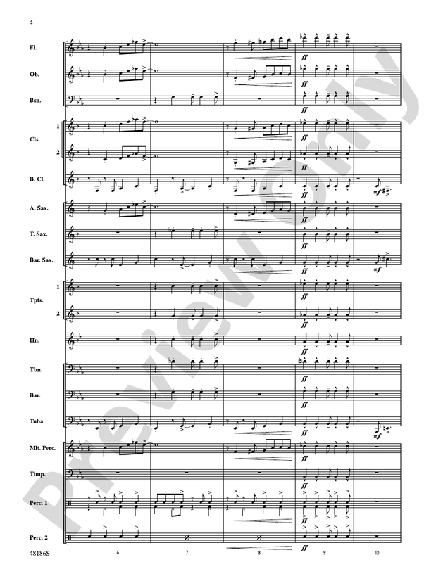 Up on the Housetop--Down in New Orleans - Concert Band Conductor Score & Parts (Digital Download)