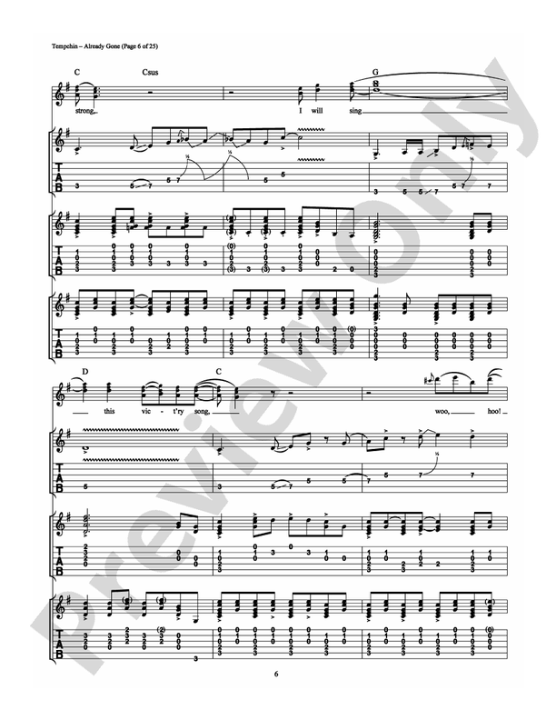 Already Gone - Guitar TAB (Digital Download)