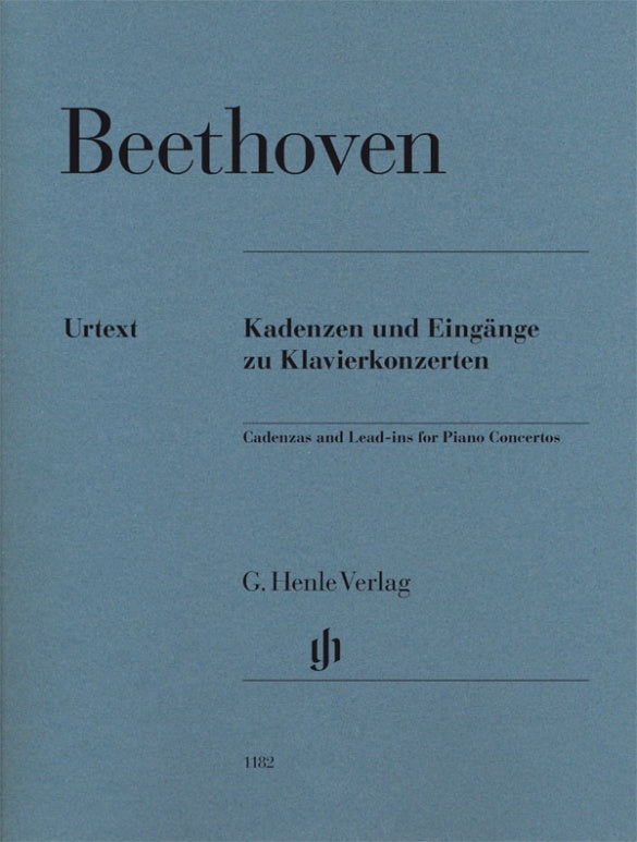 Beethoven - Cadenzas & Lead Ins for Piano Concertos - Piano Solo Henle HN1182