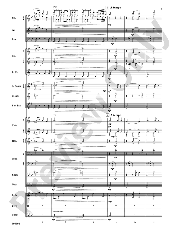 Two Nativity Carols - Concert Band Conductor Score & Parts (Digital Download)