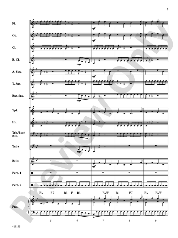 Presto! - Concert Band Conductor Score & Parts (Digital Download)