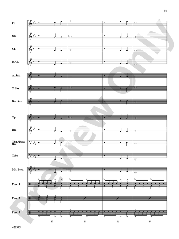 Warp Speed - Concert Band Conductor Score & Parts (Digital Download)
