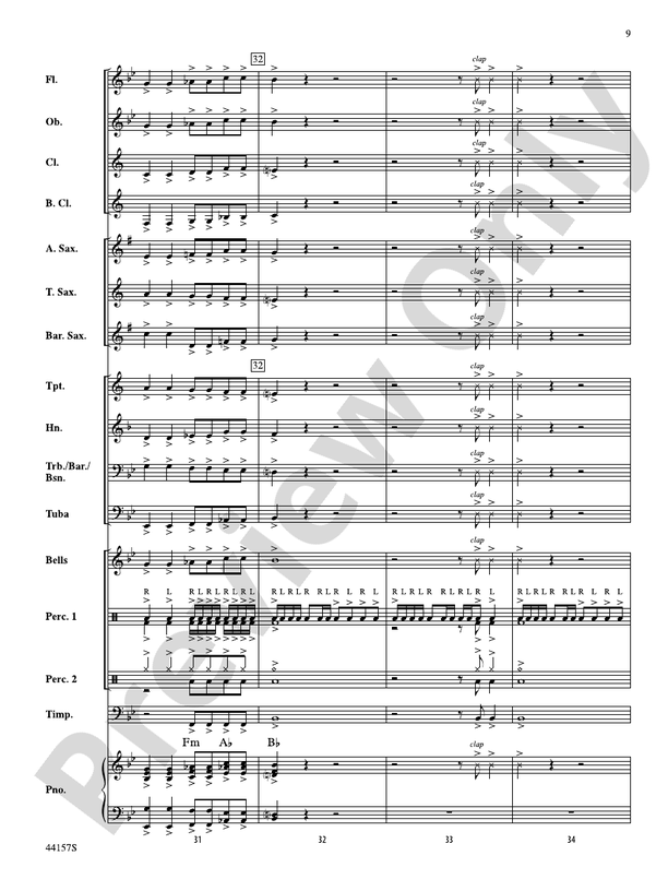 Worksite - Concert Band Conductor Score & Parts (Digital Download)