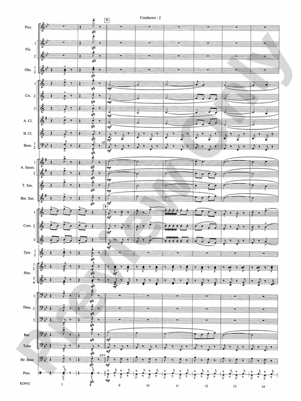 Bugler's Holiday (with Cornet Trio) - Concert Band Conductor Score & Parts (Digital Download)