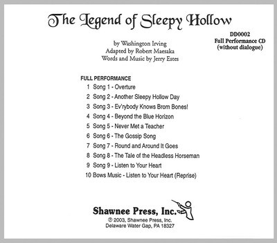 The Legend of Sleepy Hollow - Jerry Estes|Robert Maesake - Shawnee Press Listening CD CD