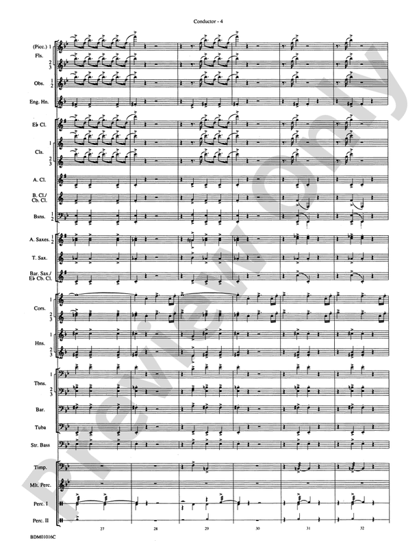 Fanfare and Allegro - Concert Band Conductor Score & Parts (Digital Download)