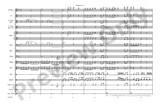 21 Guns – Marching Band Conductor Score & Parts (Digital Download)
