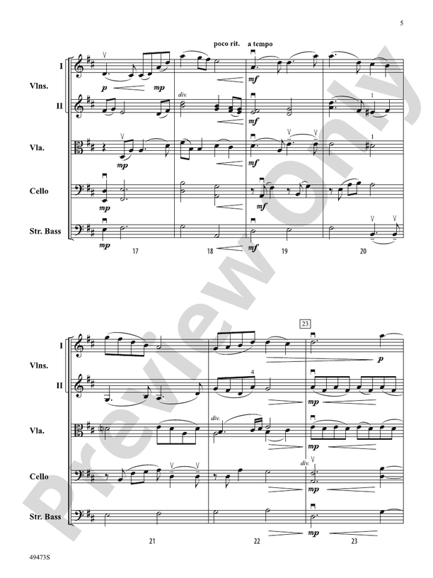 Orchid - String Orchestra Conductor Score & Parts (Digital Download)