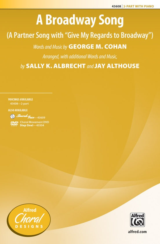 A Broadway Song - 2-Part Choral Octavo (Digital Download)