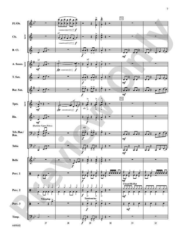 Power Surge - Concert Band Conductor Score & Parts (Digital Download)