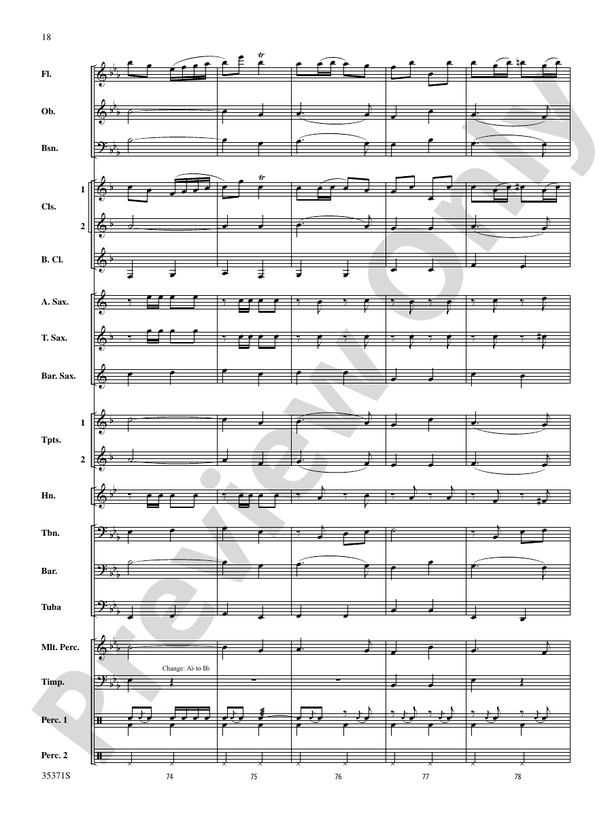 Semper Paratus - Concert Band Conductor Score & Parts (Digital Download)