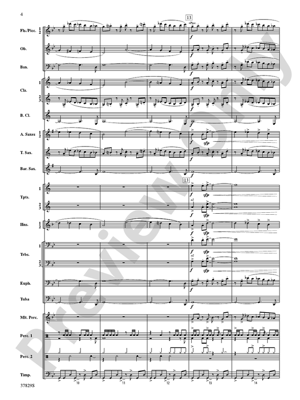 Vertigo - Concert Band Conductor Score & Parts (Digital Download)